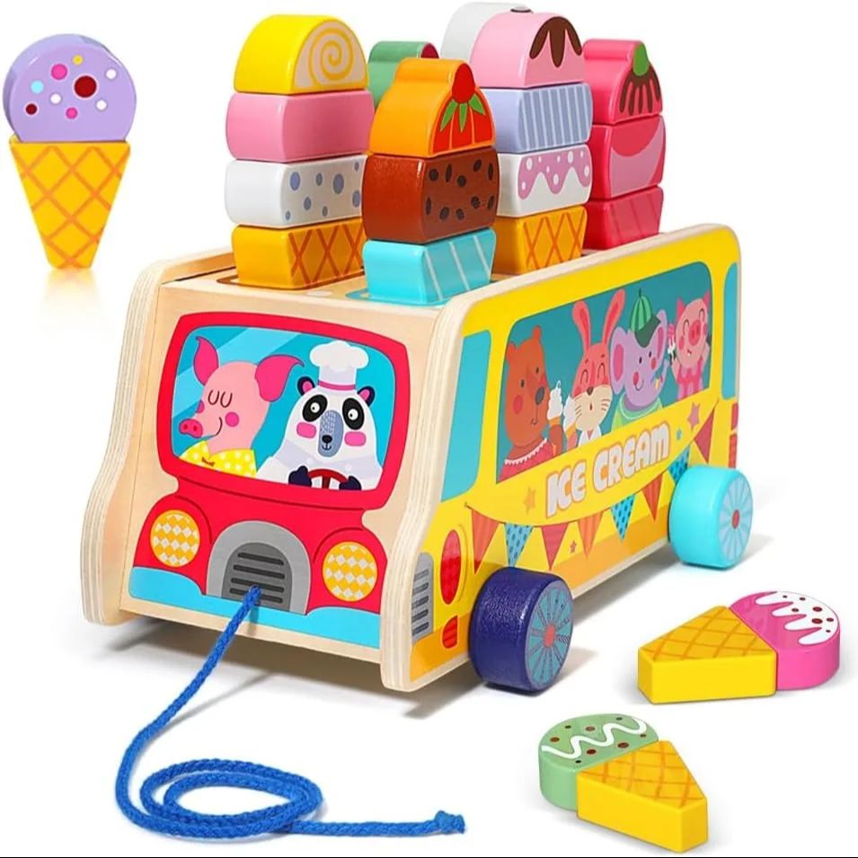Woodworking For Kids - Drewniana ciastkowa ciasteczka, 27 elementów zabawka