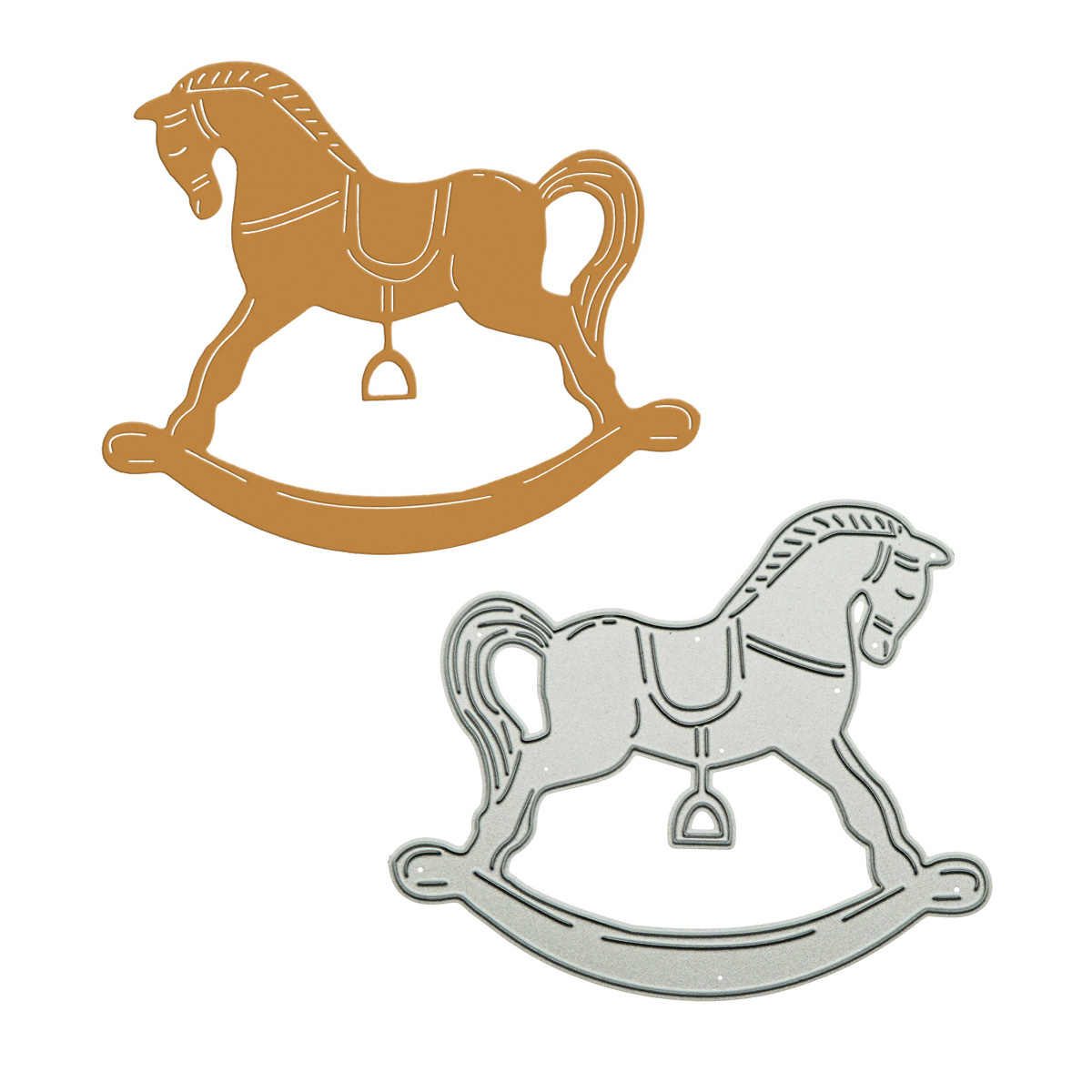 Woodworking Horse - Metalowe matryce do wycinania Scrapbooking Drewniany