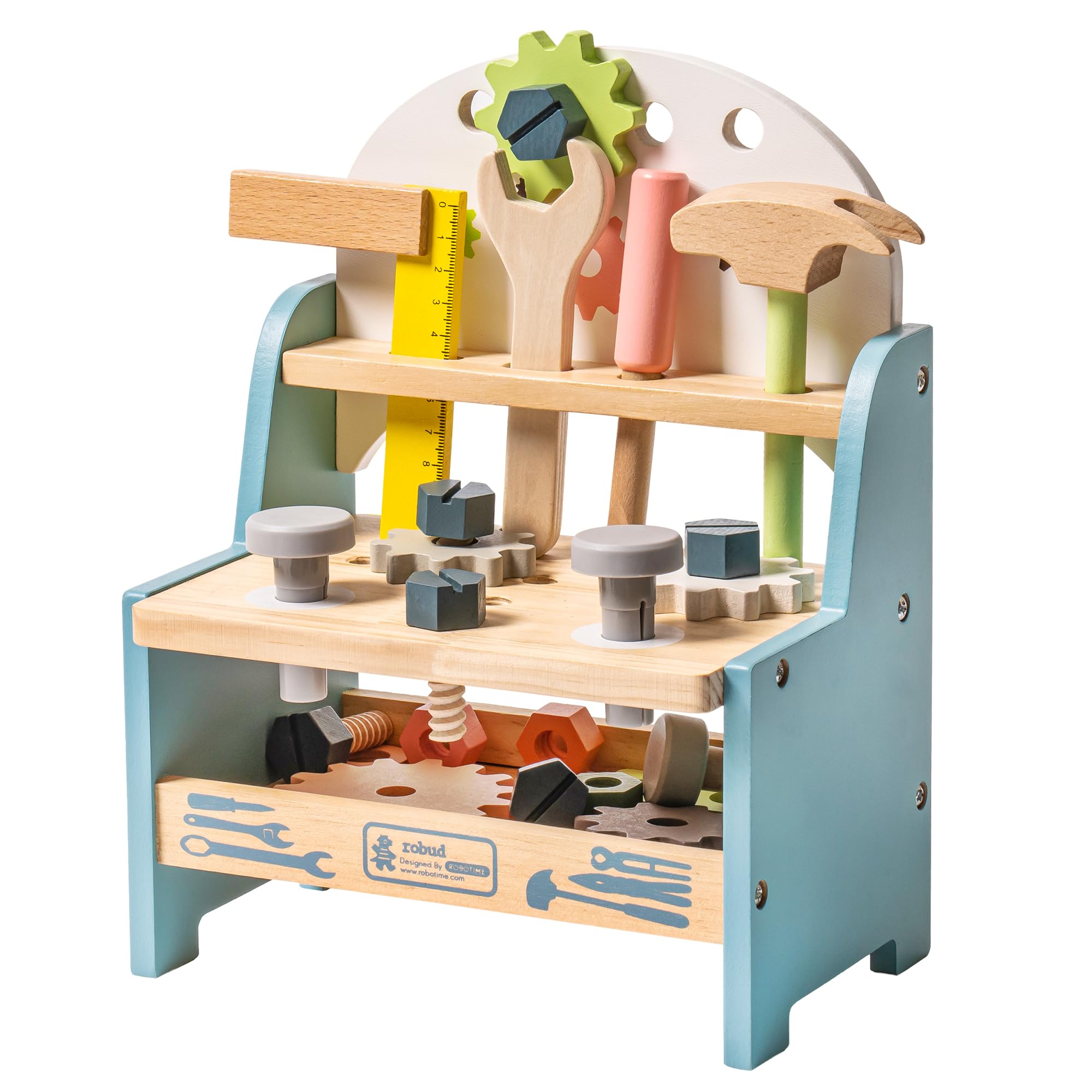 Woodworking Shop - ROBUD Mini Drewniany Zestaw Warsztatowy do