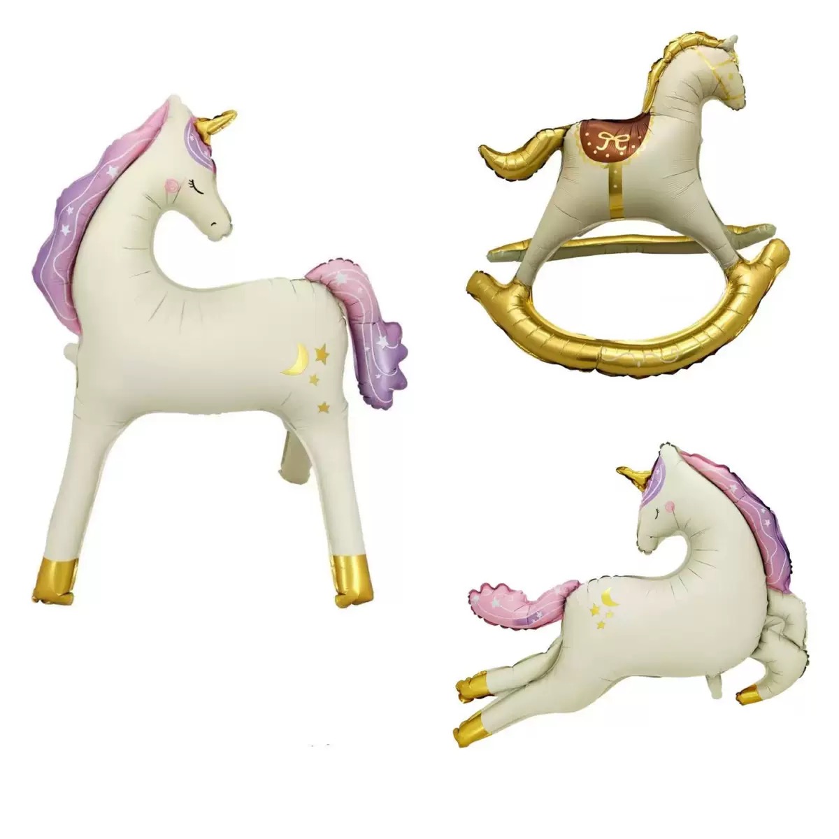 Woodworking Horse - Nowe opakowanie 3D stojące urodziny matowe