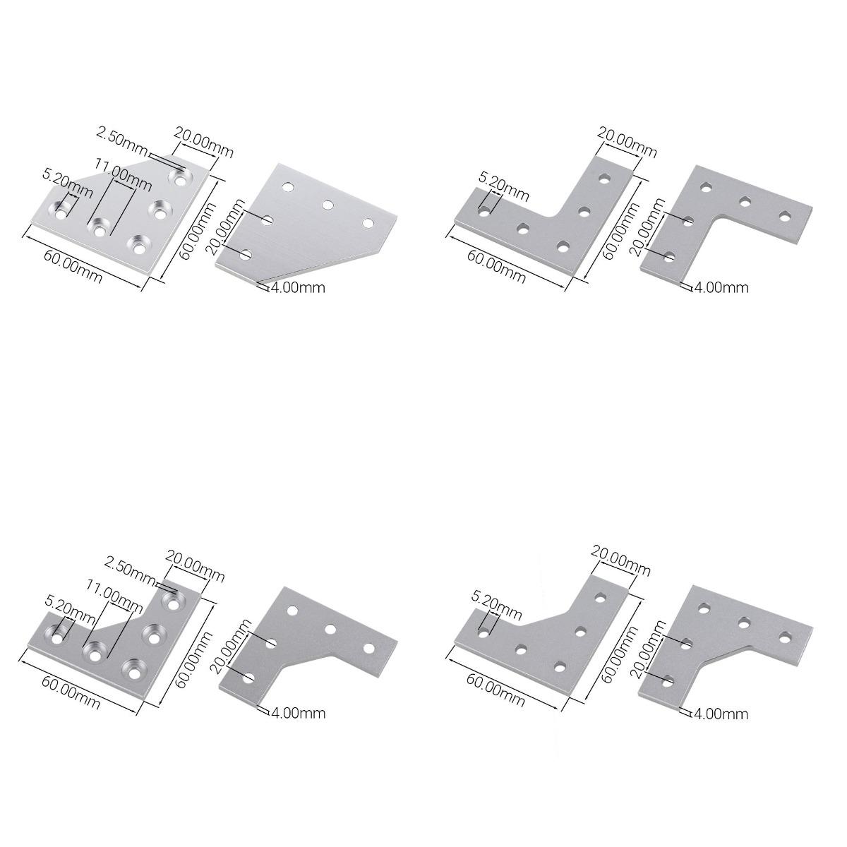 4 szt./zestaw Łącznik kątowy t – Woodworking Joint Types recenzja i cena