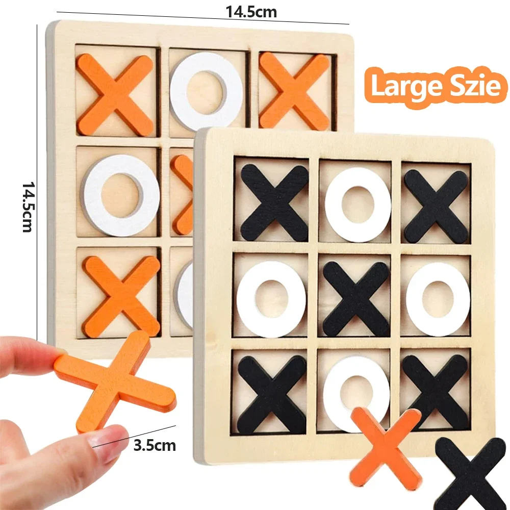 Drewniana gra XO Tic Tac Toe M – Woodworking For Kids recenzja i cena