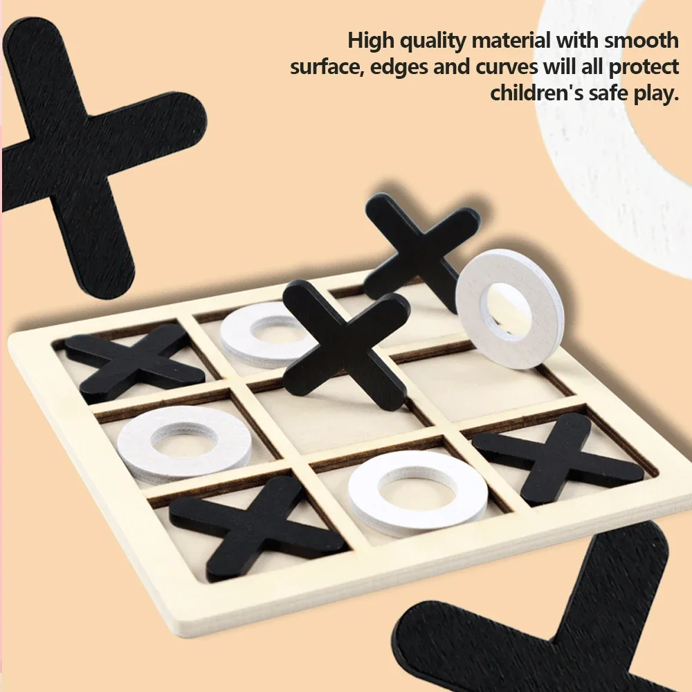 Drewniana gra XO Tic Tac Toe M – Woodworking For Kids recenzja i cena