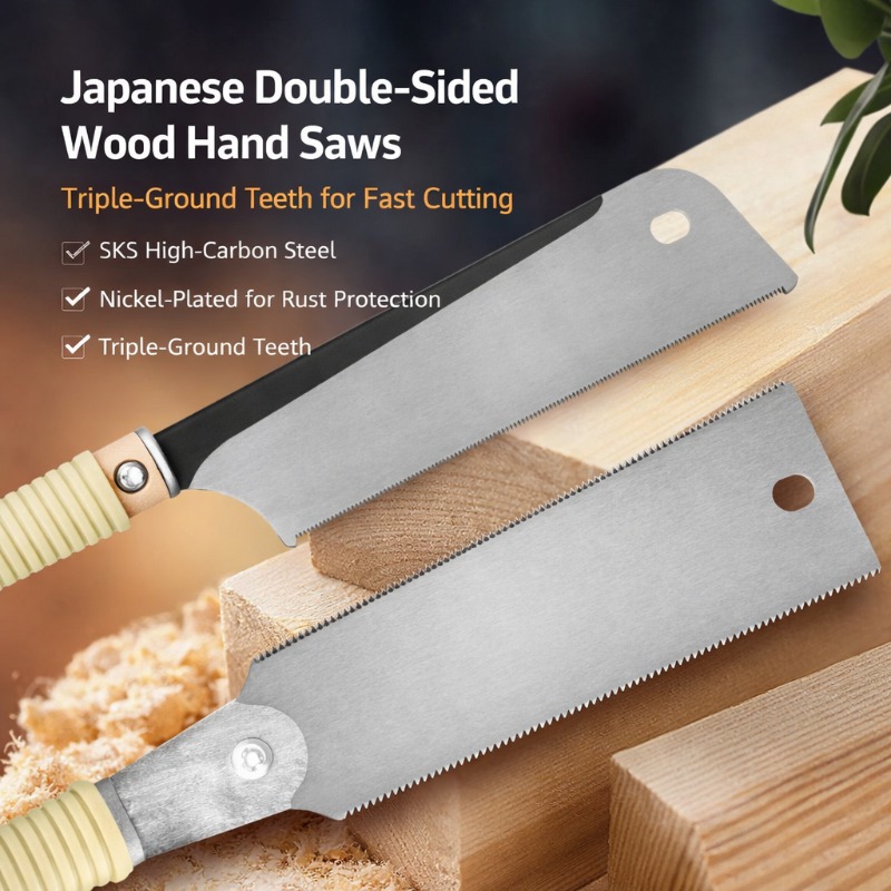 Japońska piła ręczna dwustronn – Japanese Pull Saw recenzja i cena