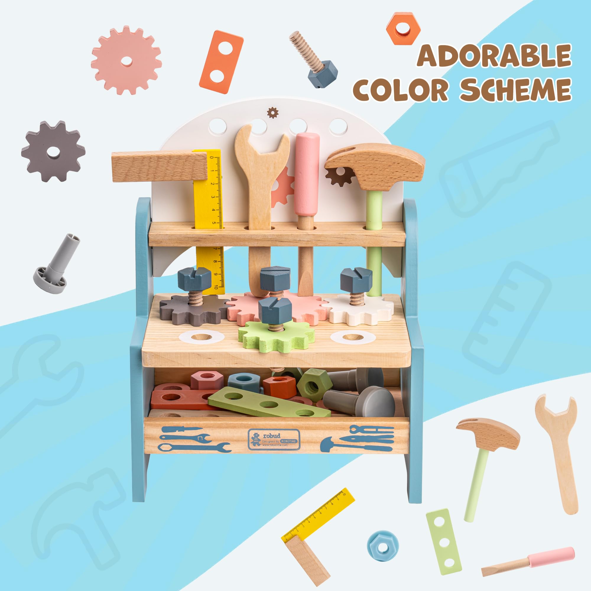 ROBUD Mini Drewniany Zestaw Wa – Woodworking Shop recenzja i cena