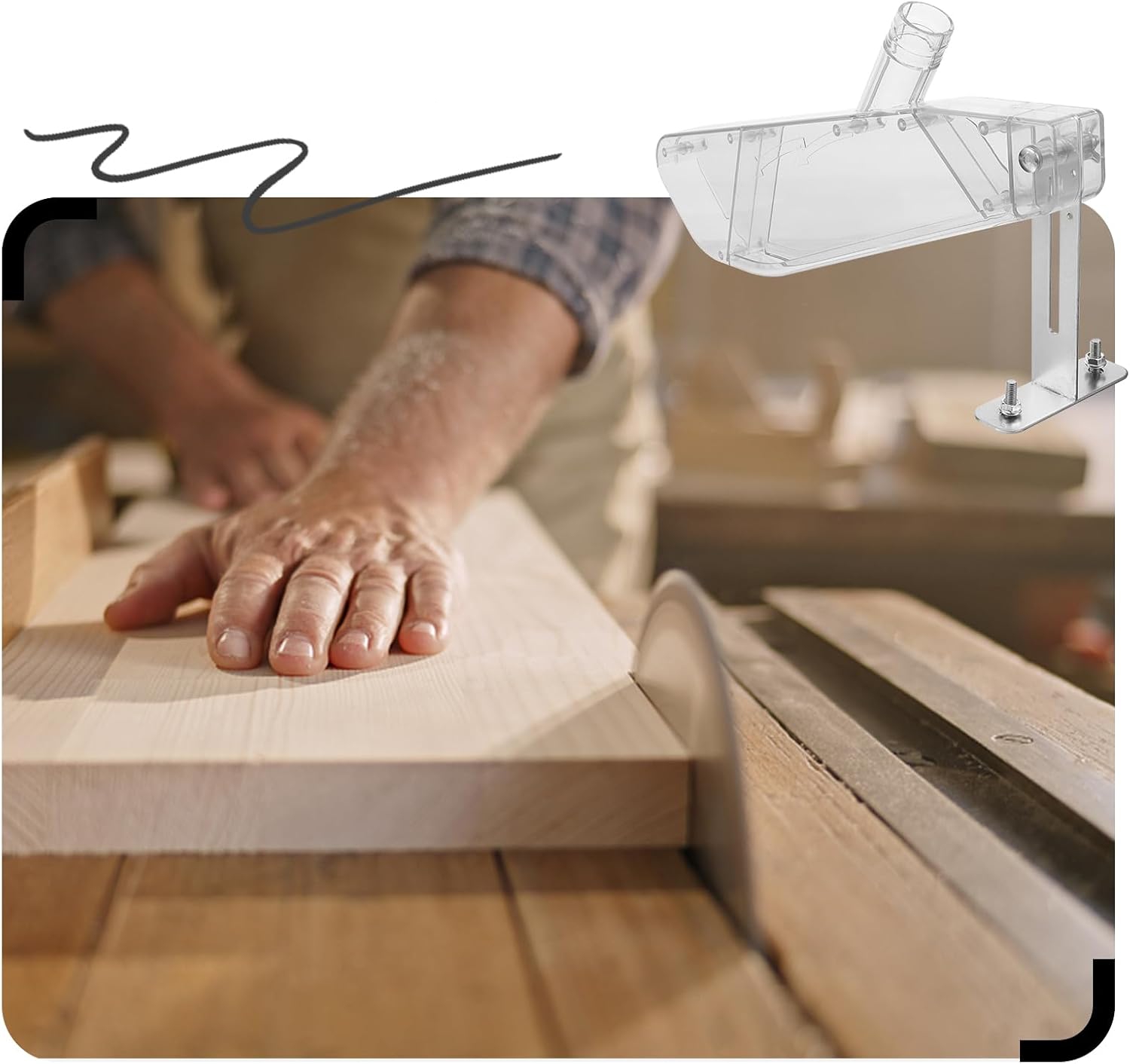 Przezroczysta osłona przeciwpy – Vacuum Woodworking recenzja i cena